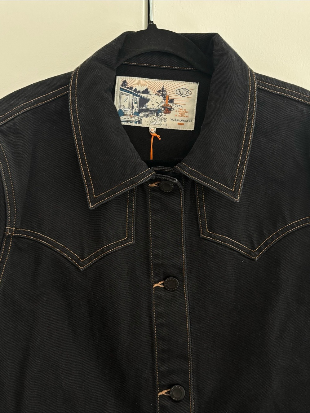 Nudie Jeans Kelly Western jacket size medium NWT - Picture 14 of 14